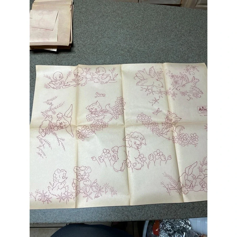 Vintage Artex transfer designs‎